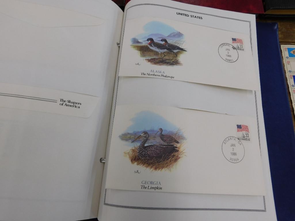 Large Stamp Collection - First Day - Used - New - Albums - 7