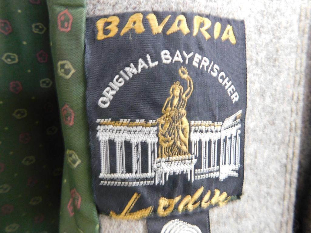 Vintage Bavarian Wool 3/4 Length Coat - Bayerischer Loden - 48" Long - 4