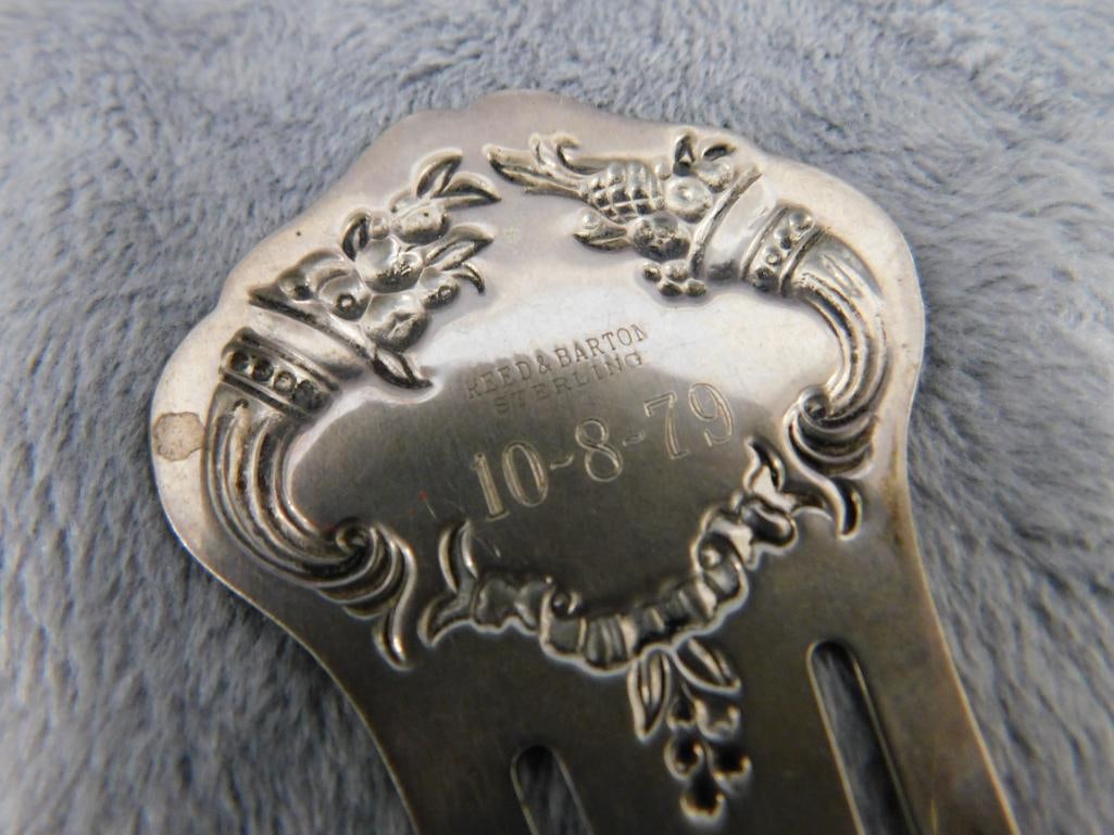 Sterling Silver - 2 Bookmarks - 1 Weighted Bookmark - 1 Napkin Clip - 36.25 Grams TW - 7