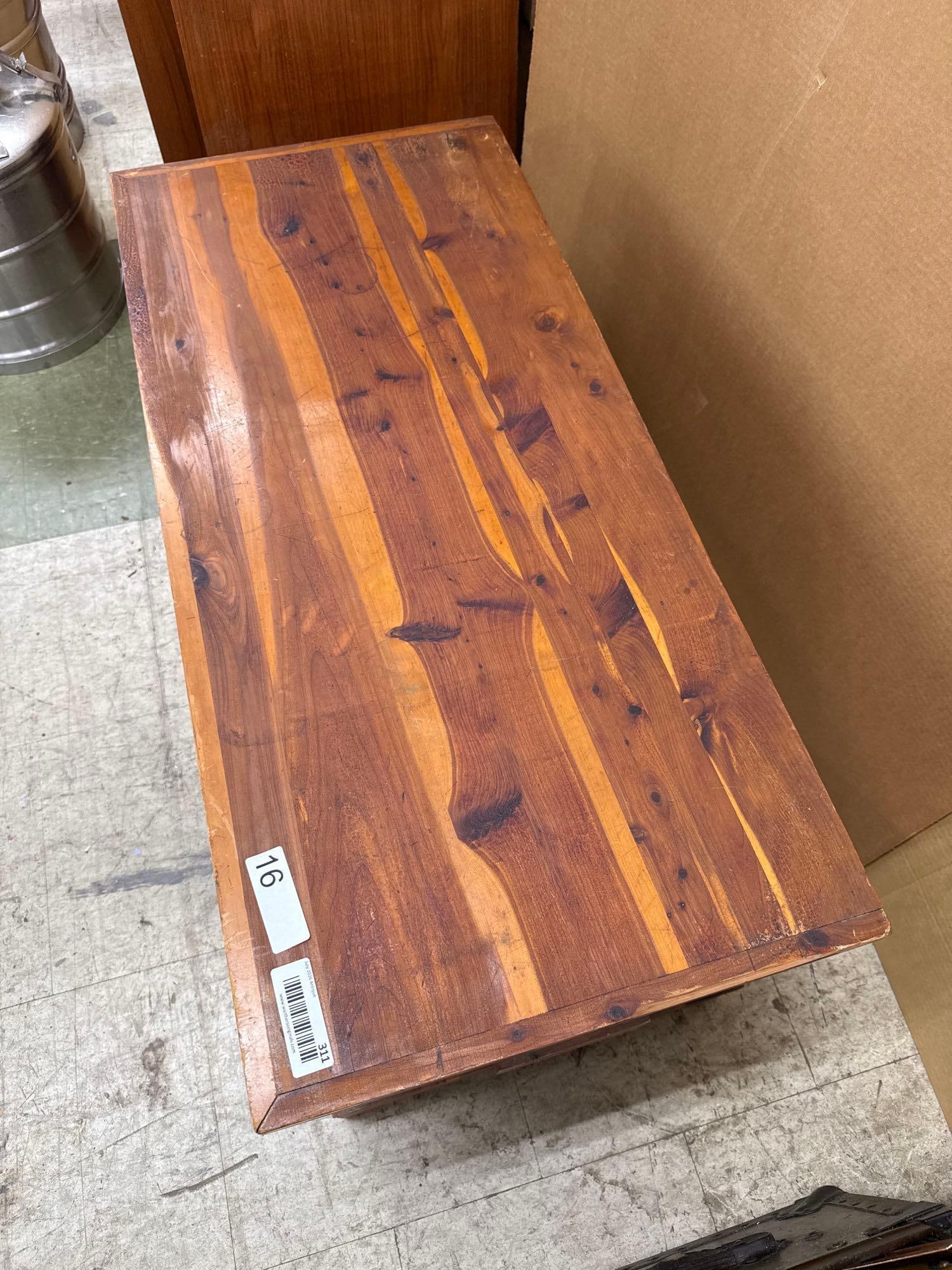 footed cedar chest - 2