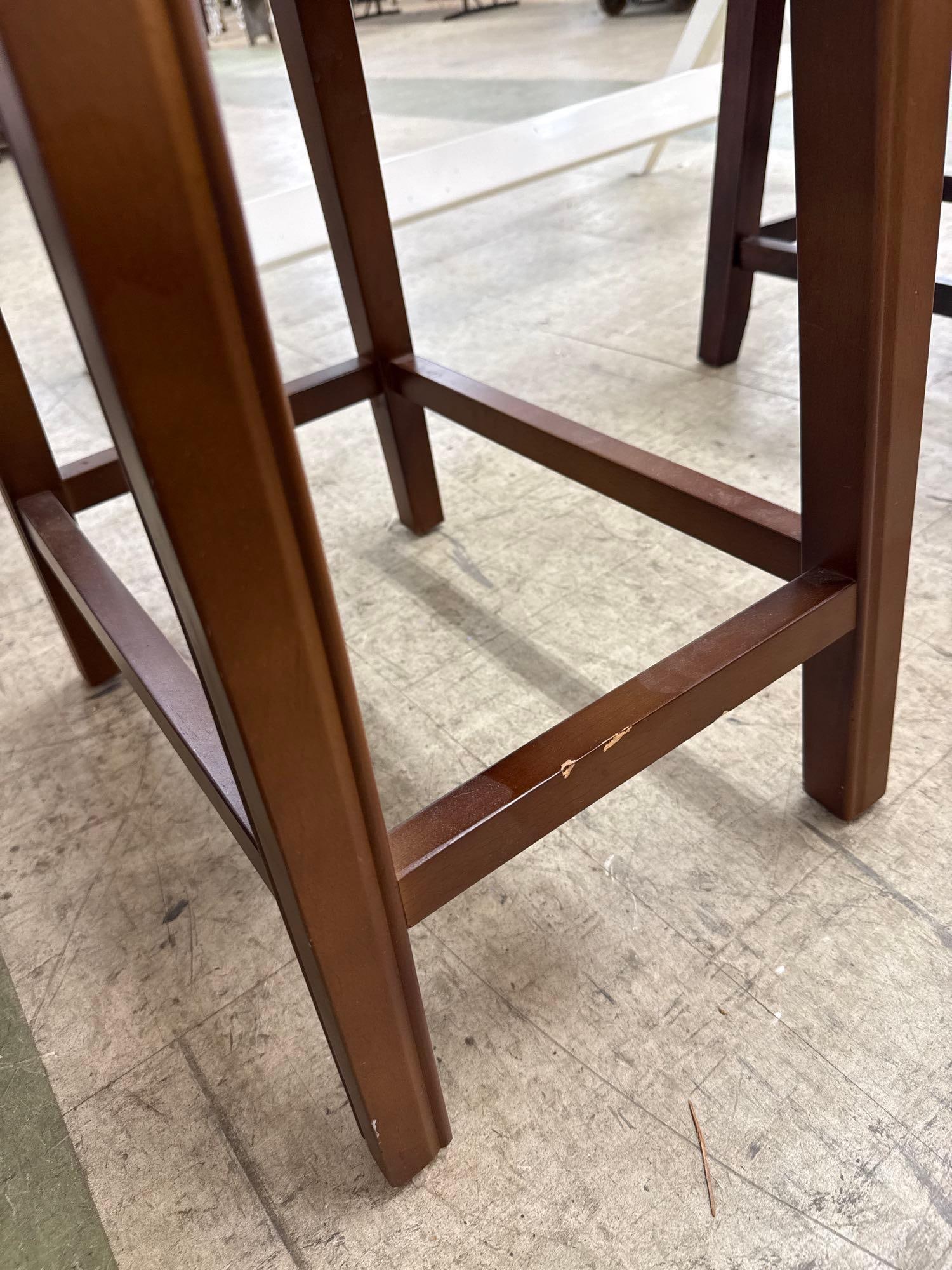 faux leather seat stool - 4