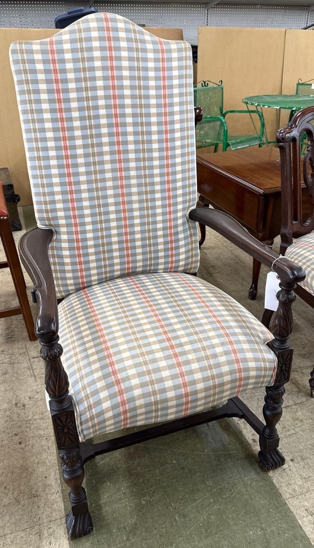 upholstered arm chair (1 of 5)