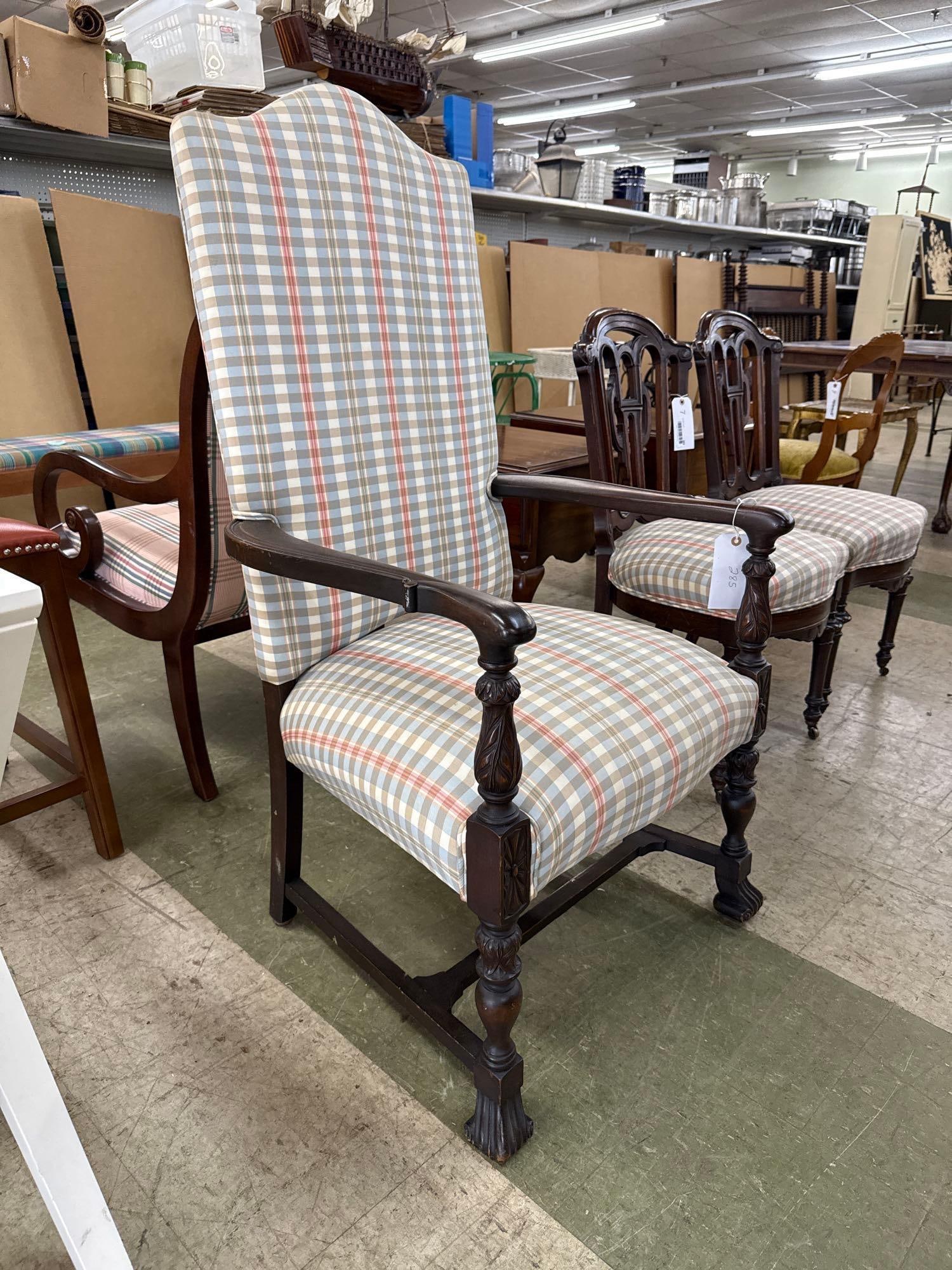 upholstered arm chair - 2