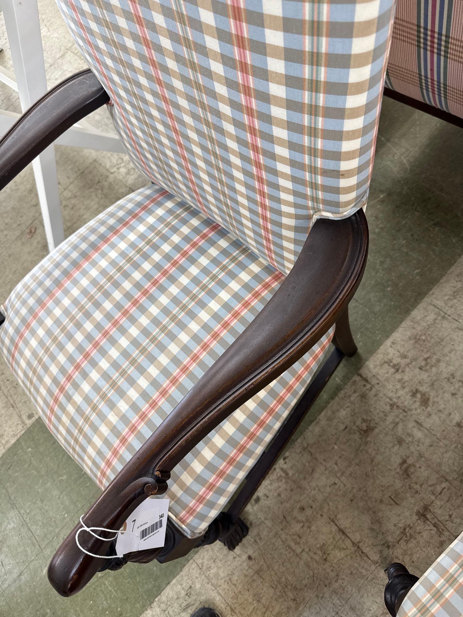 upholstered arm chair - 5