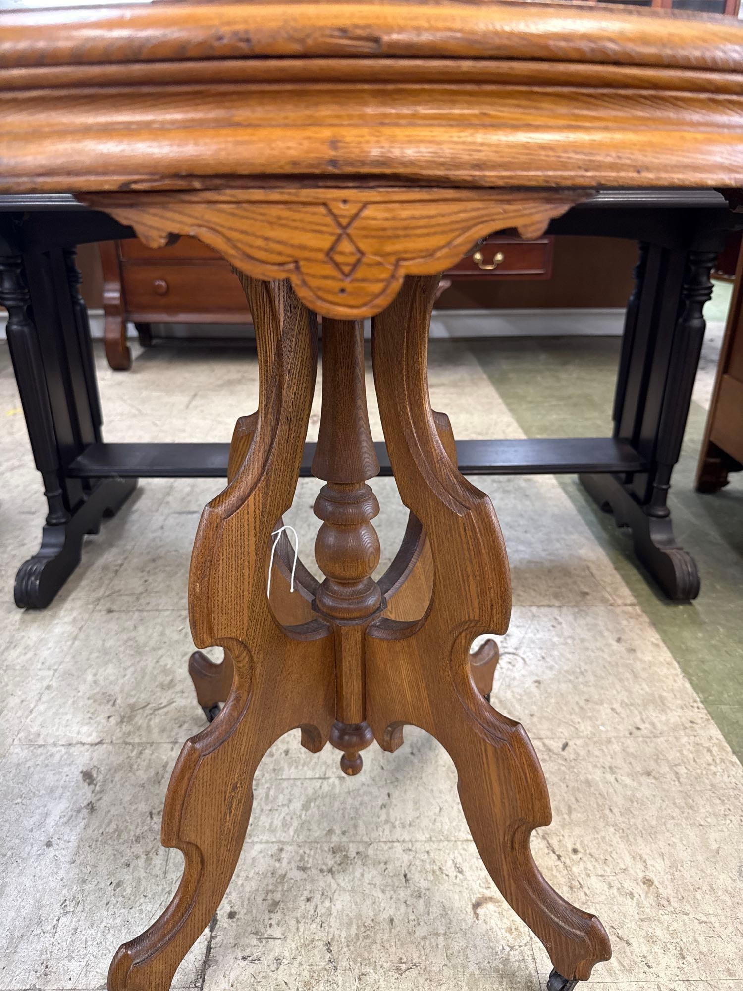 vintage EastLake oval table - 2