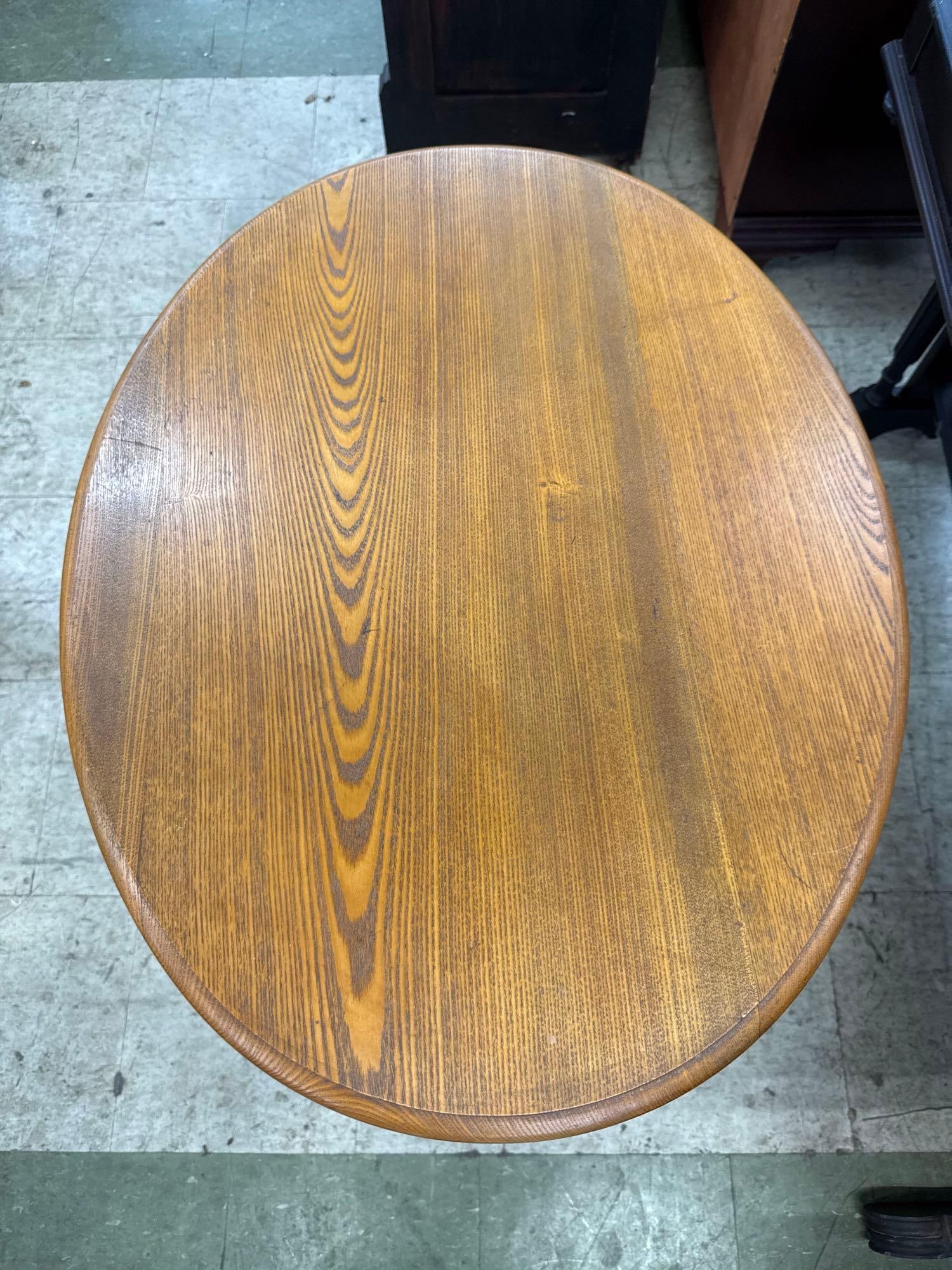 vintage EastLake oval table - 4
