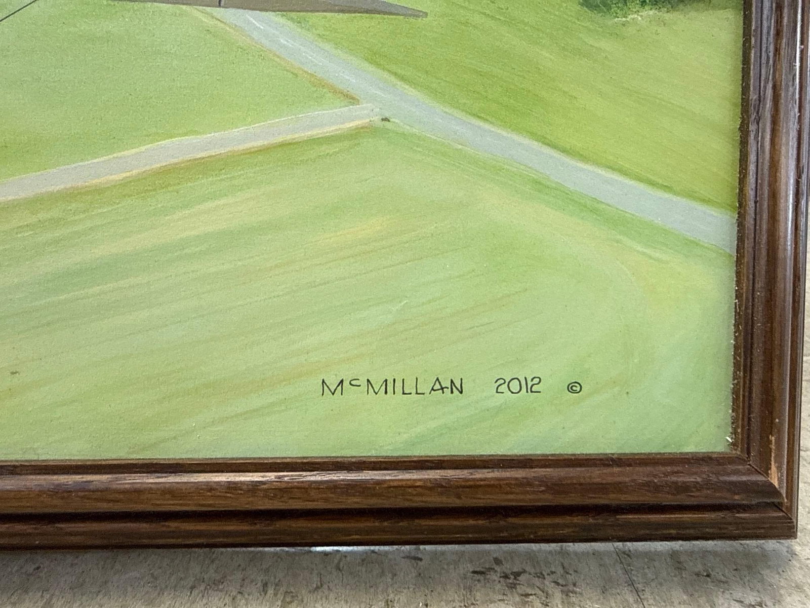 acrylic painting on masonite - 2