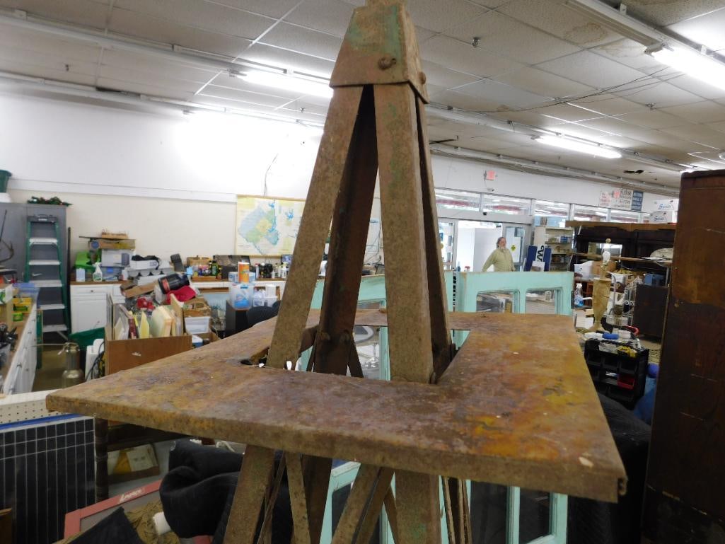 vintage iron garden trestle - 2