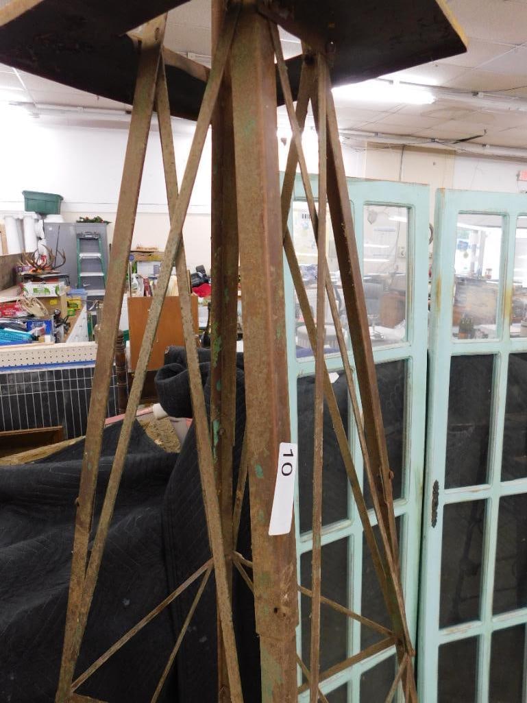 vintage iron garden trestle - 3