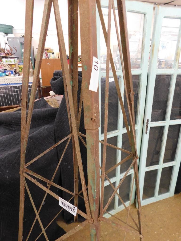 vintage iron garden trestle - 4