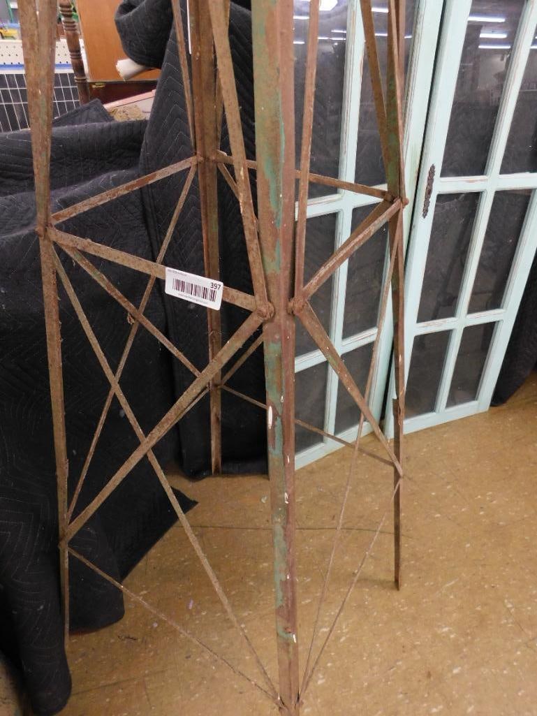 vintage iron garden trestle - 5