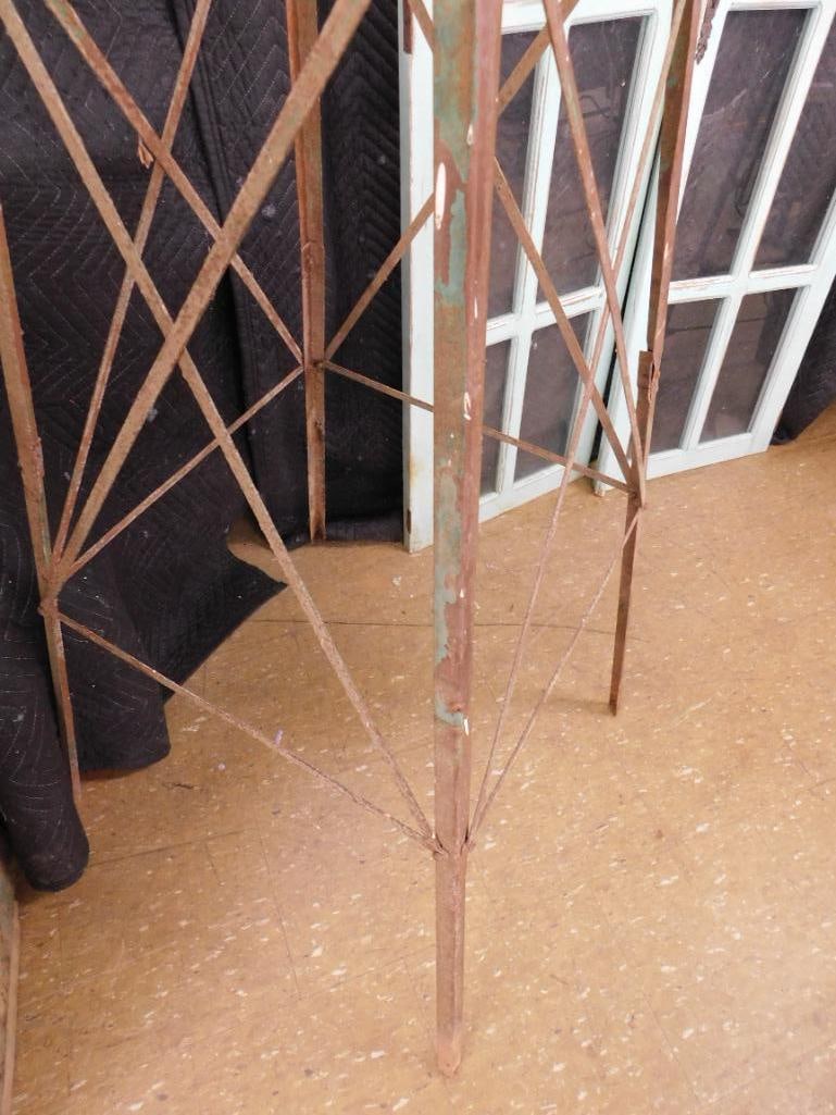 vintage iron garden trestle - 6