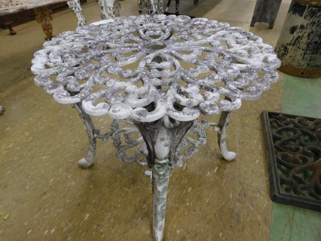 vintage aluminum patio table - 5