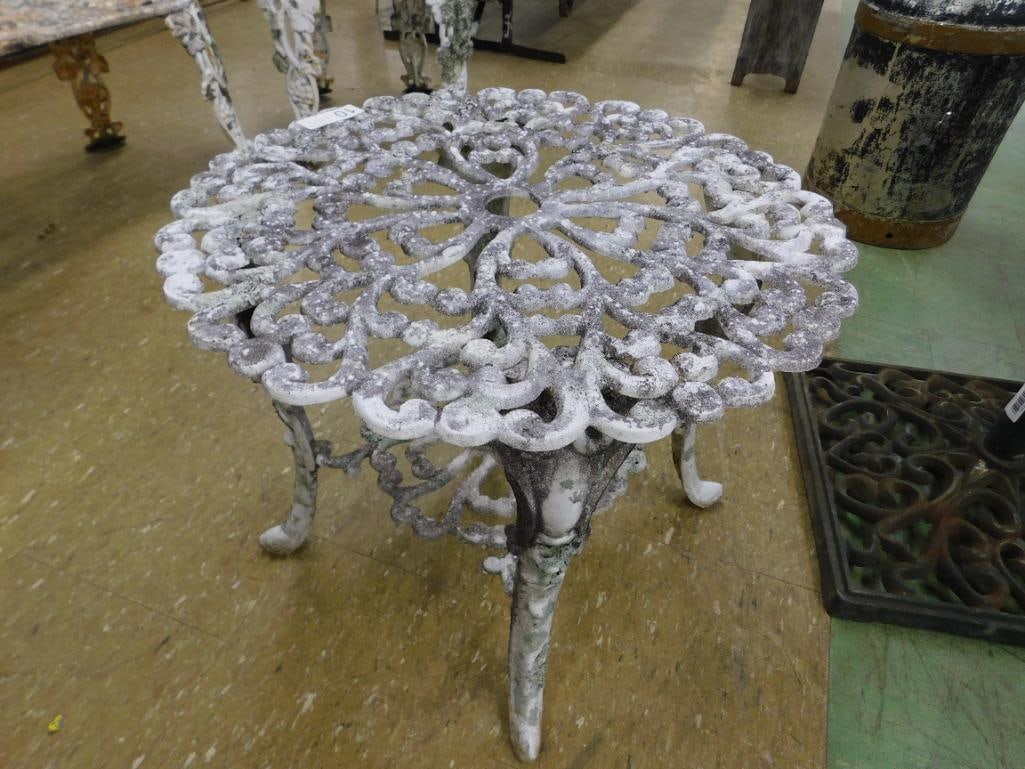 vintage aluminum patio table - 8