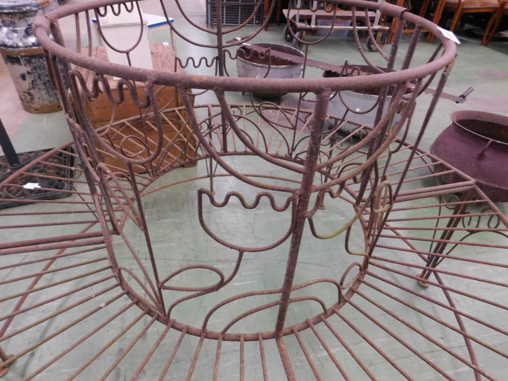 wrought-iron Circular tree bench - 6