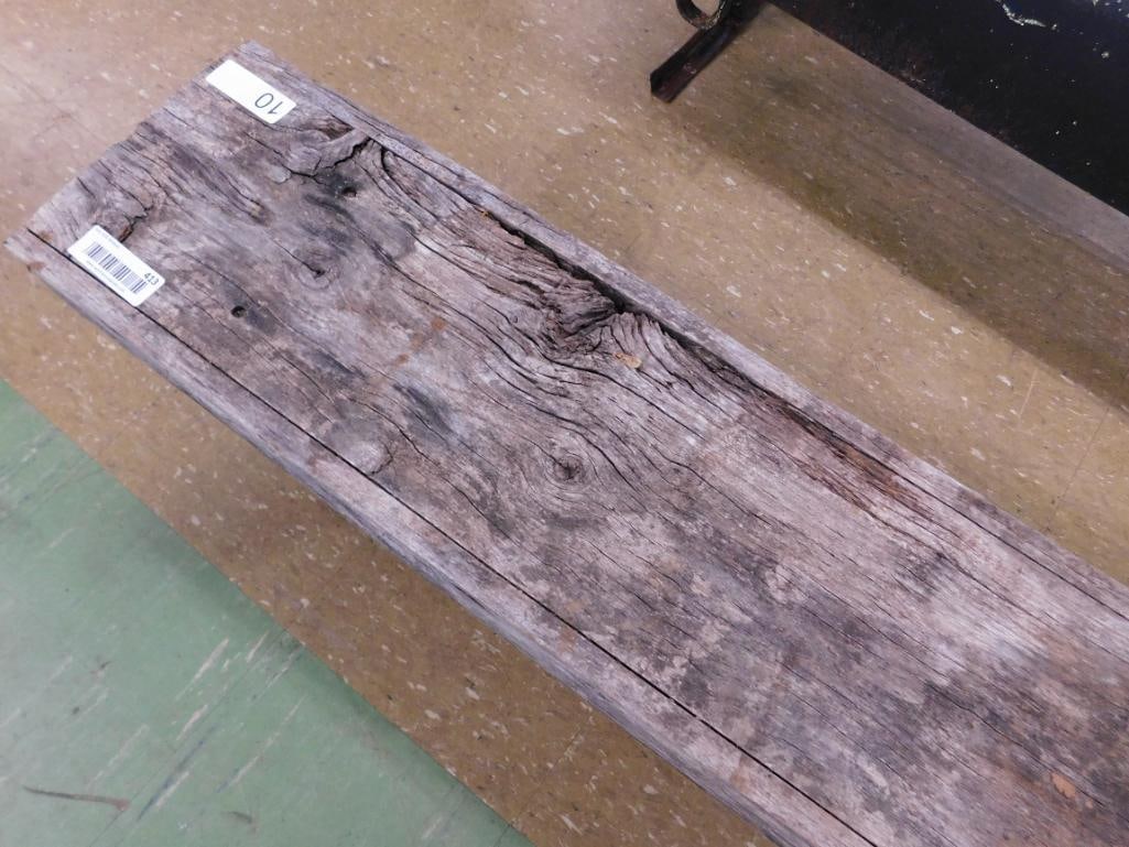 Old Hand Made Wood Bench - 16" x 54" x 9.5" - 3