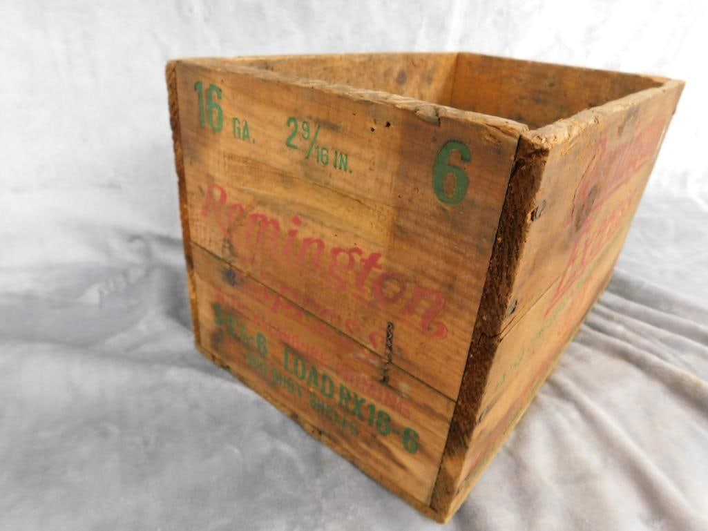 Remington "Express" Wood Ammo Crate - 8.5" x 14" x 9" - 5
