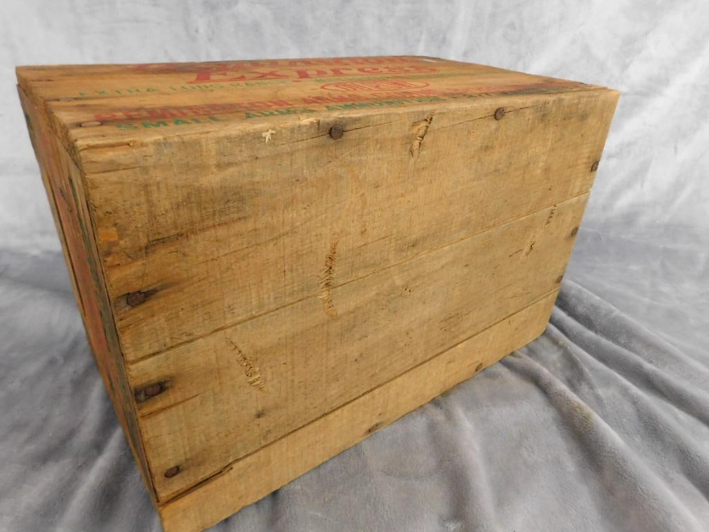 Remington "Express" Wood Ammo Crate - 8.5" x 14" x 9" - 7