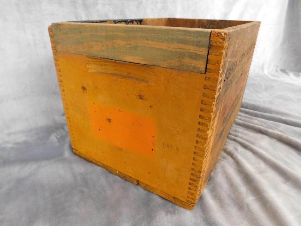 Winchester "Loaded Shot Shells" Wood Ammo Crate - 9" x 15"x 9.5" - 3