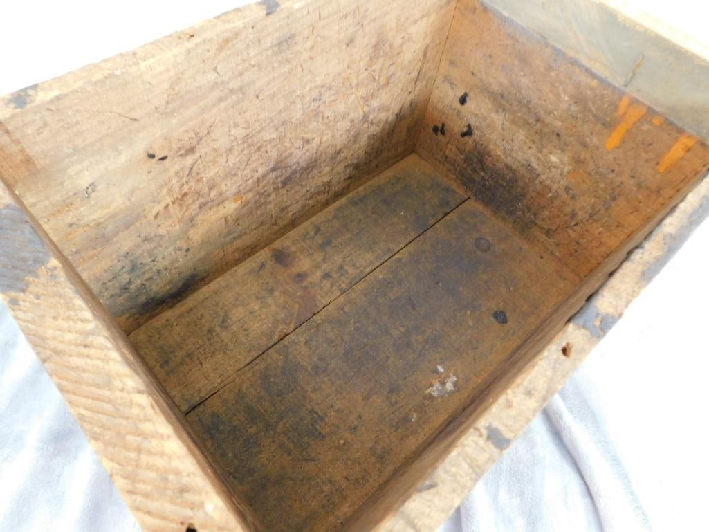 Winchester "Loaded Shot Shells" Wood Ammo Crate - 9" x 15"x 9.5" - 6