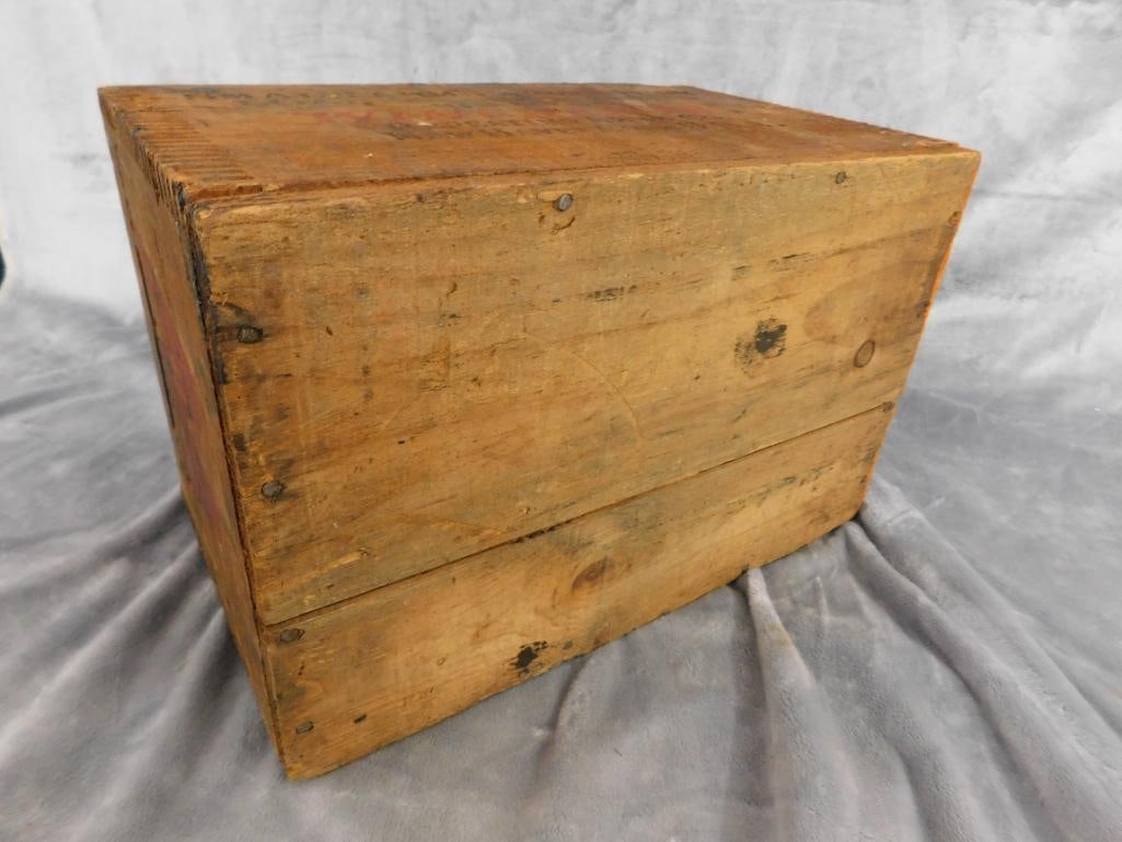 Winchester "Loaded Shot Shells" Wood Ammo Crate - 9" x 15"x 9.5" - 7