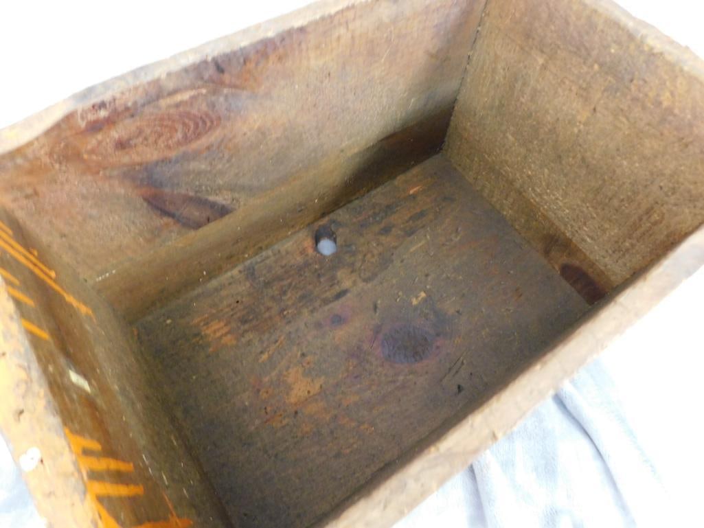 Winchester "Loaded Shot Shells" Wood Ammo Crate - 9" x 15" x 9.5" - 6