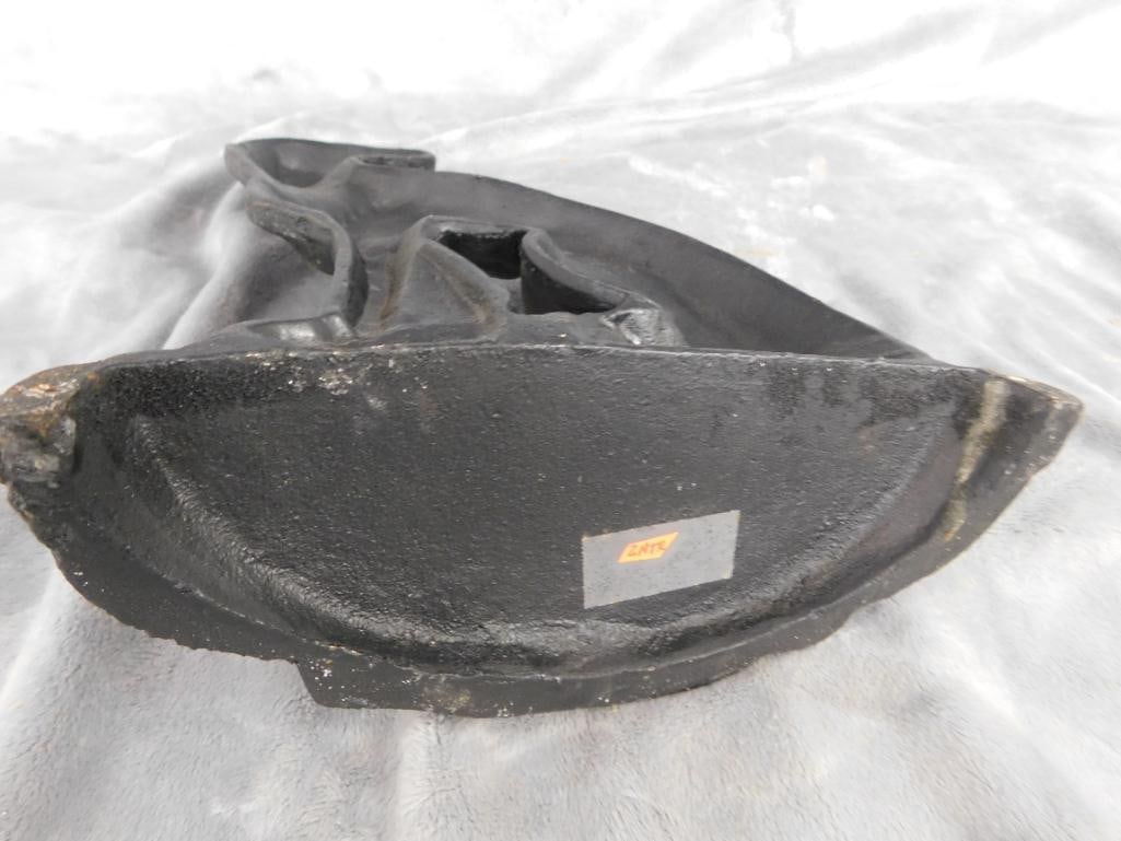 Newer Cast Iron Dog Door Stop - 11.75" x 9.75" x 3.5" - 4