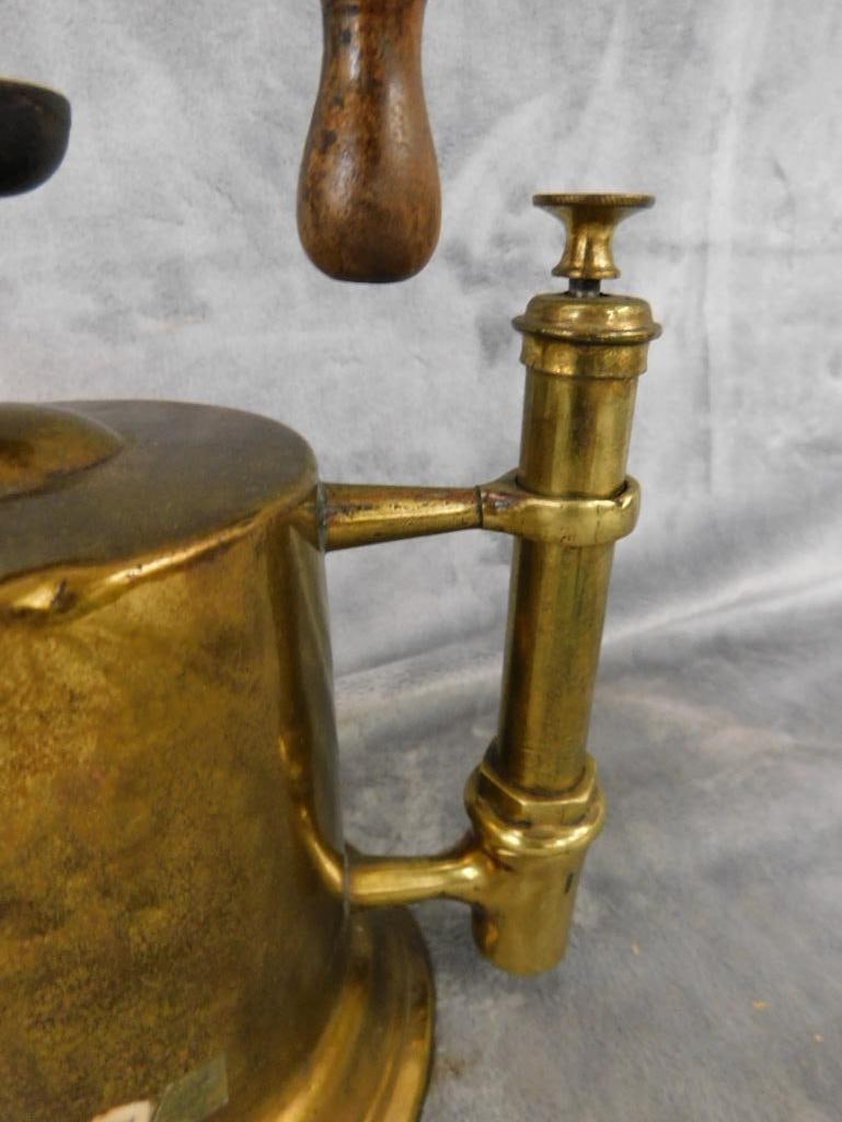 Vintage Clayton and Lambert Brass Torch - 11.25" x 8.5" x 5.75" - 4