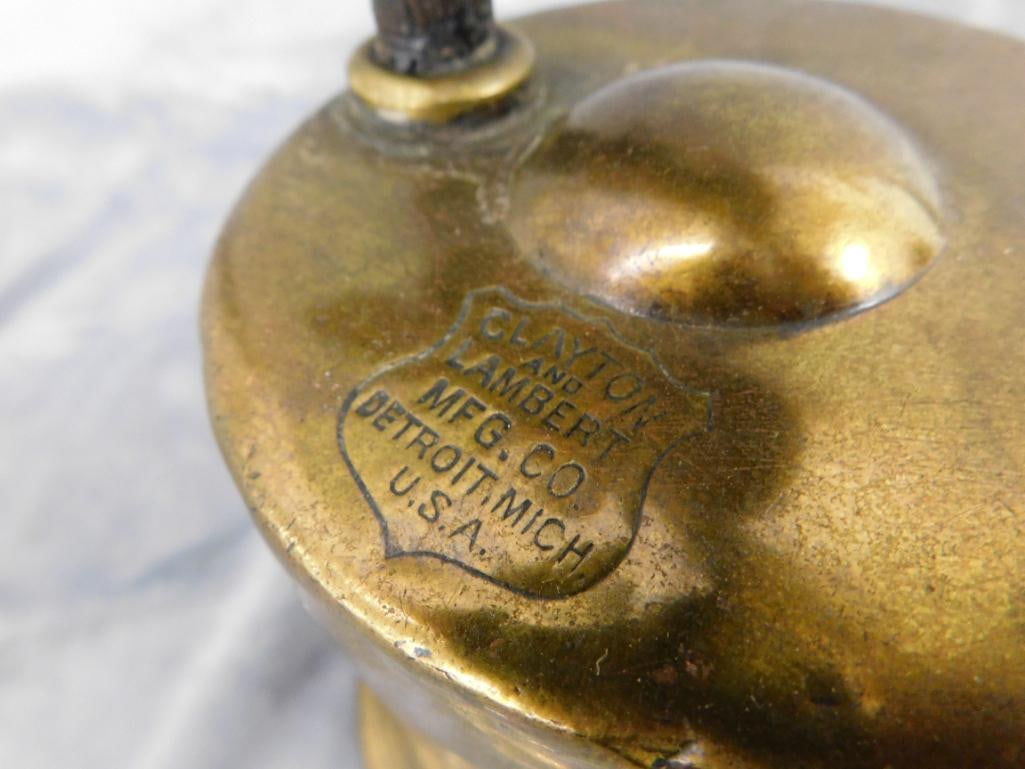 Vintage Clayton and Lambert Brass Torch - 11.25" x 8.5" x 5.75" - 6