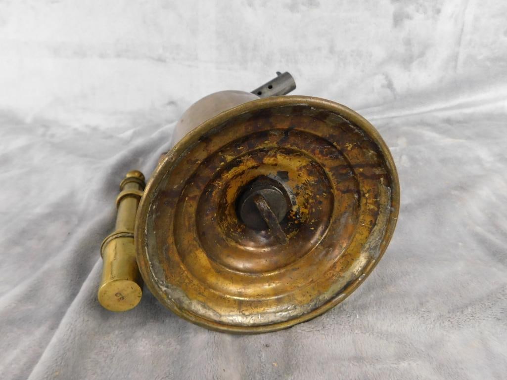 Vintage Clayton and Lambert Brass Torch - 11.25" x 8.5" x 5.75" - 8