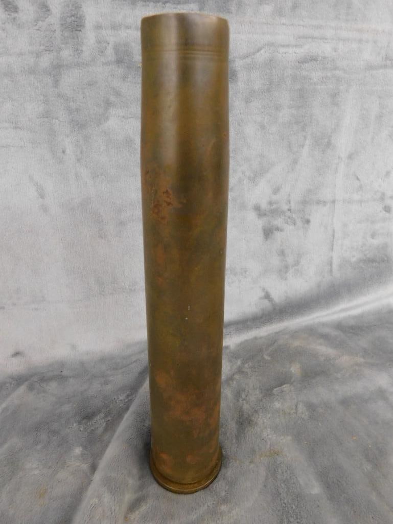Vintage British 40MM MK-2 Artillery Shell - 12.25" x 2.5" - 10