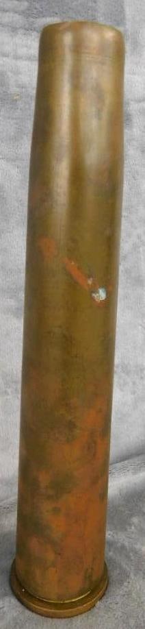 Vintage British 40MM MK-2 Artillery Shell - 12.25" x 2.5": See Photos For Condition and Details