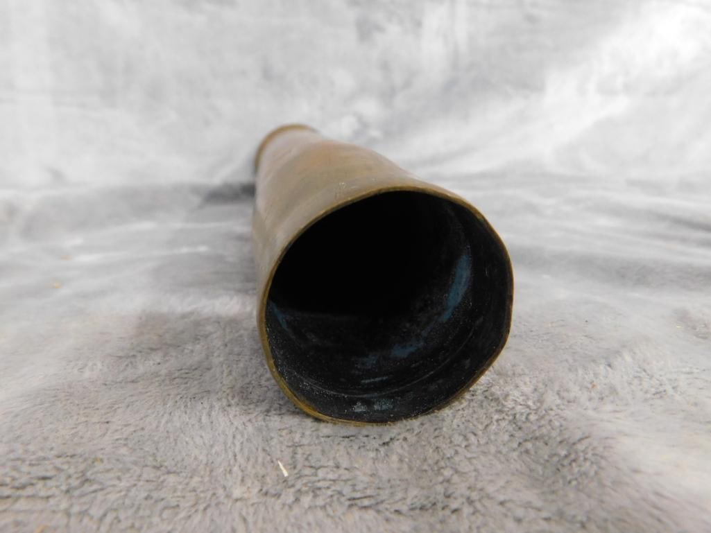 Vintage British 40MM MK-2 Artillery Shell - 12.25" x 2.5" - 2