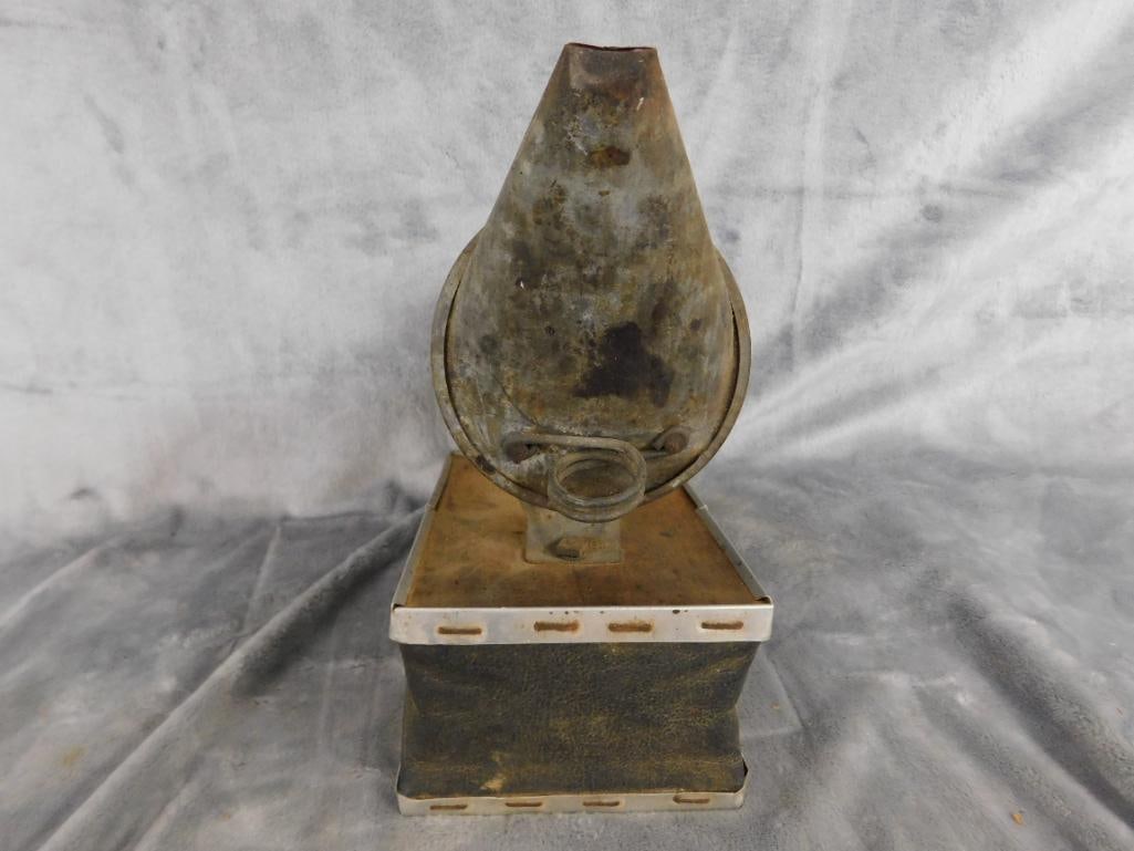 Vintage Bee Hive Smoker - 9.75" x 8.5" x 5" - 4