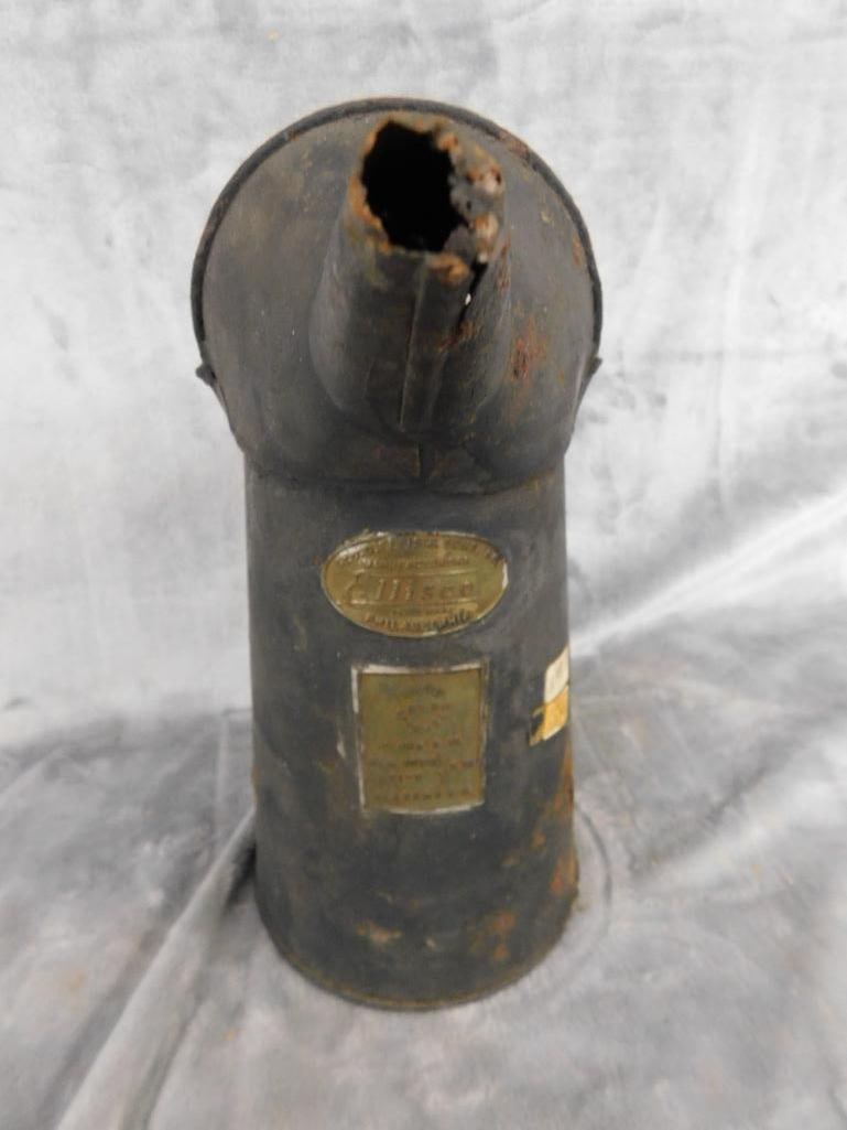 Vintage Ellisco Railroad Oil Pitcher - 11" x 10"x 5.25" - 3