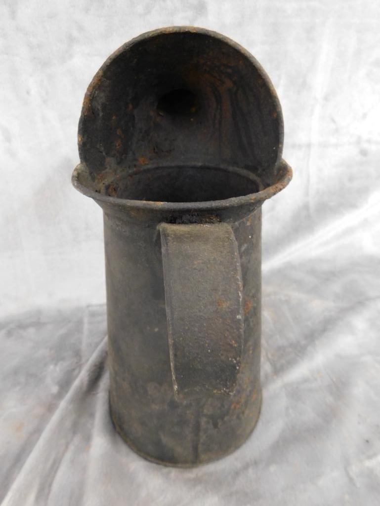 Vintage Ellisco Railroad Oil Pitcher - 11" x 10"x 5.25" - 5