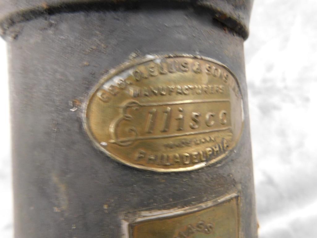 Vintage Ellisco Railroad Oil Pitcher - 11" x 10"x 5.25" - 6