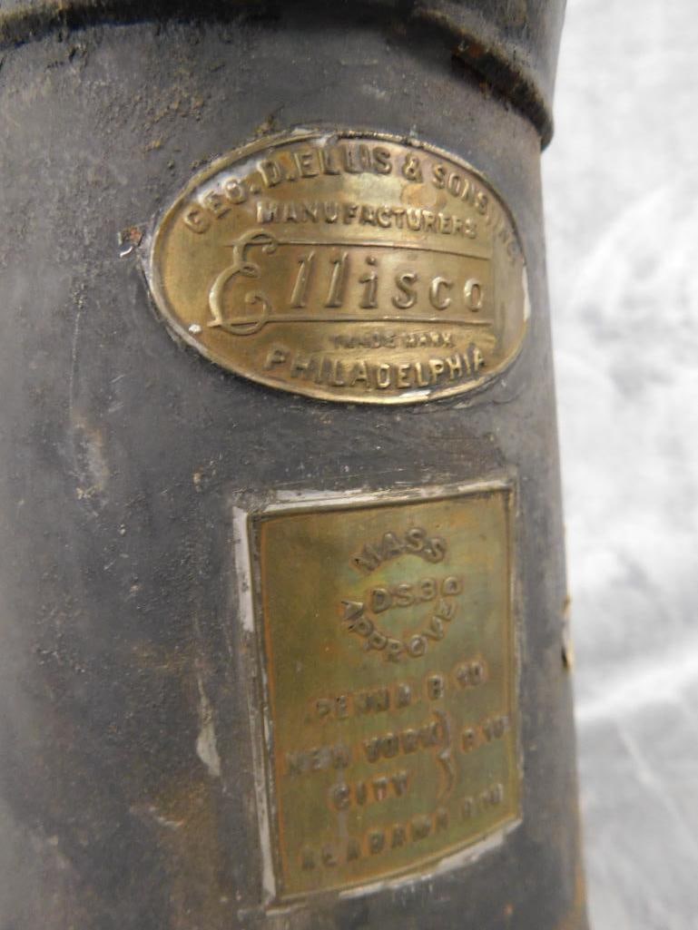 Vintage Ellisco Railroad Oil Pitcher - 11" x 10"x 5.25" - 8