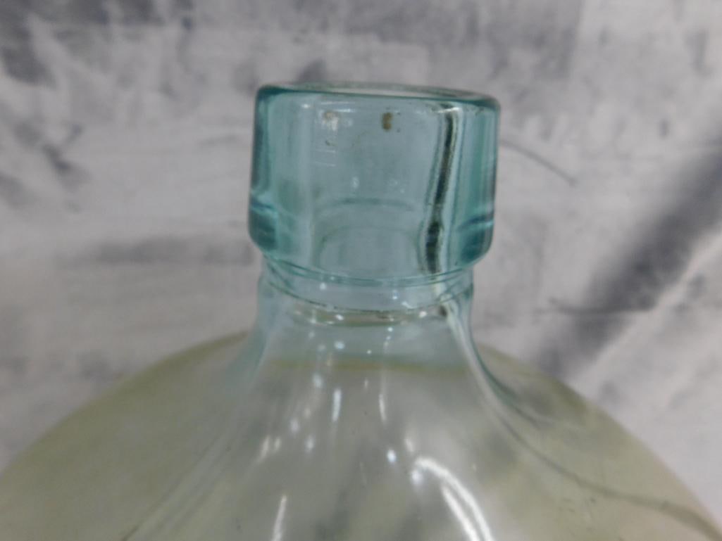 1928 - 5 Gallon Glass Water Jar - 19" x 10.5" - 3