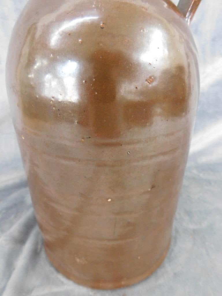 Southern Potter Handled Jug - Unsigned - 11.5" x 6.5" - 4