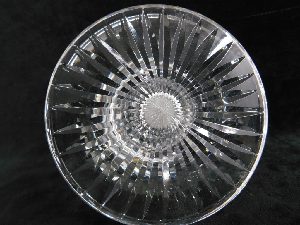 Waterford Crystal - Ireland - Pair of Candle Stick Holders - 3.75" x 4.5" - 6