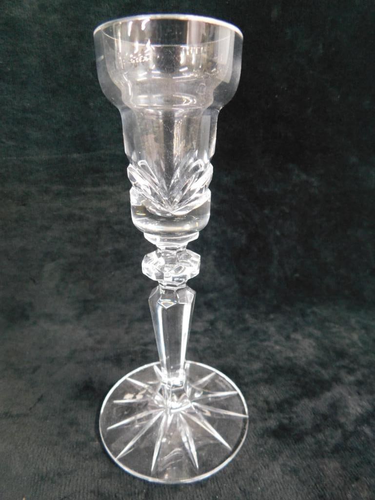 Waterford Crystal - Ireland - Pair of Candle Stick Holders Plus 1 - 5.75" x 3.75" - 6" x 2.75" - 6