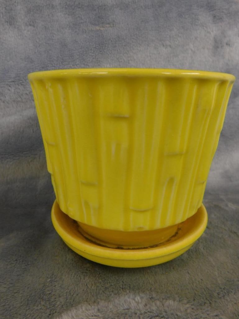 Group of 3 Vintage Pottery Planters - 7.5"-6.5"-4.5" Wide - 5