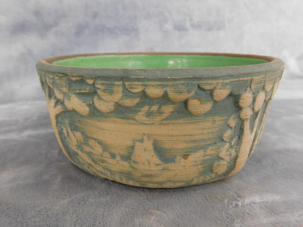 Group of 3 Vintage Pottery Planters - 7.5"-6.5"-4.5" Wide - 8