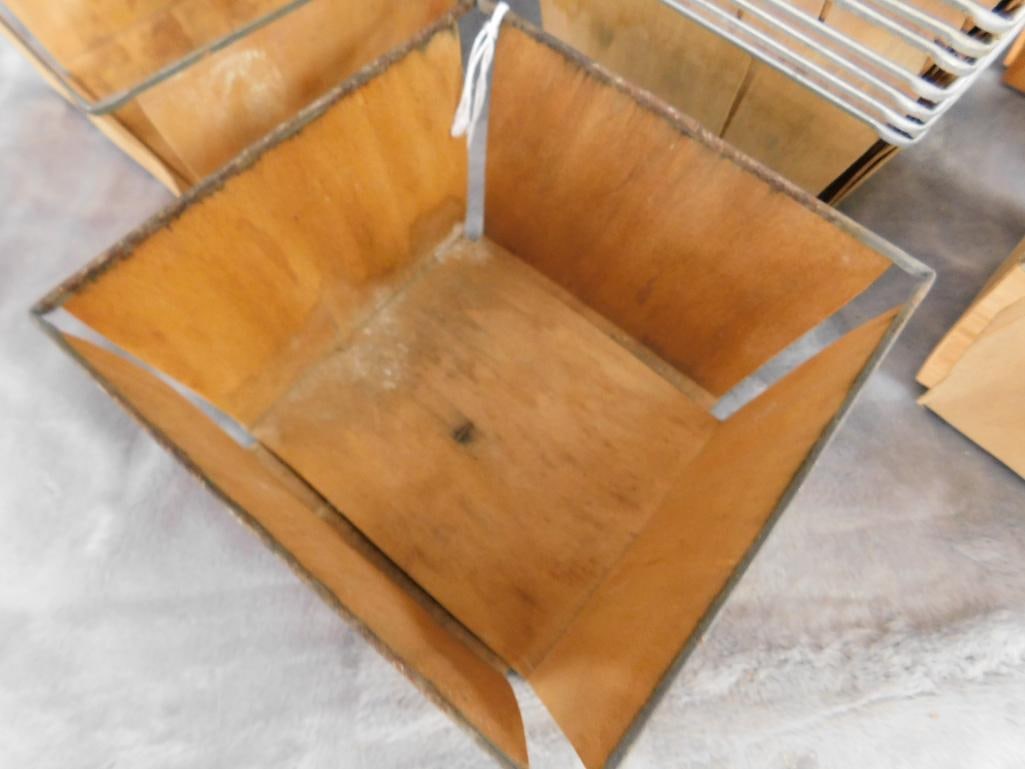 Group of 20 Vintage Berry Quart Baskets - Each 3" x 5.5"x 5.5" - 3