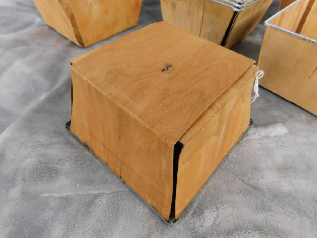 Group of 20 Vintage Berry Quart Baskets - Each 3" x 5.5"x 5.5" - 4