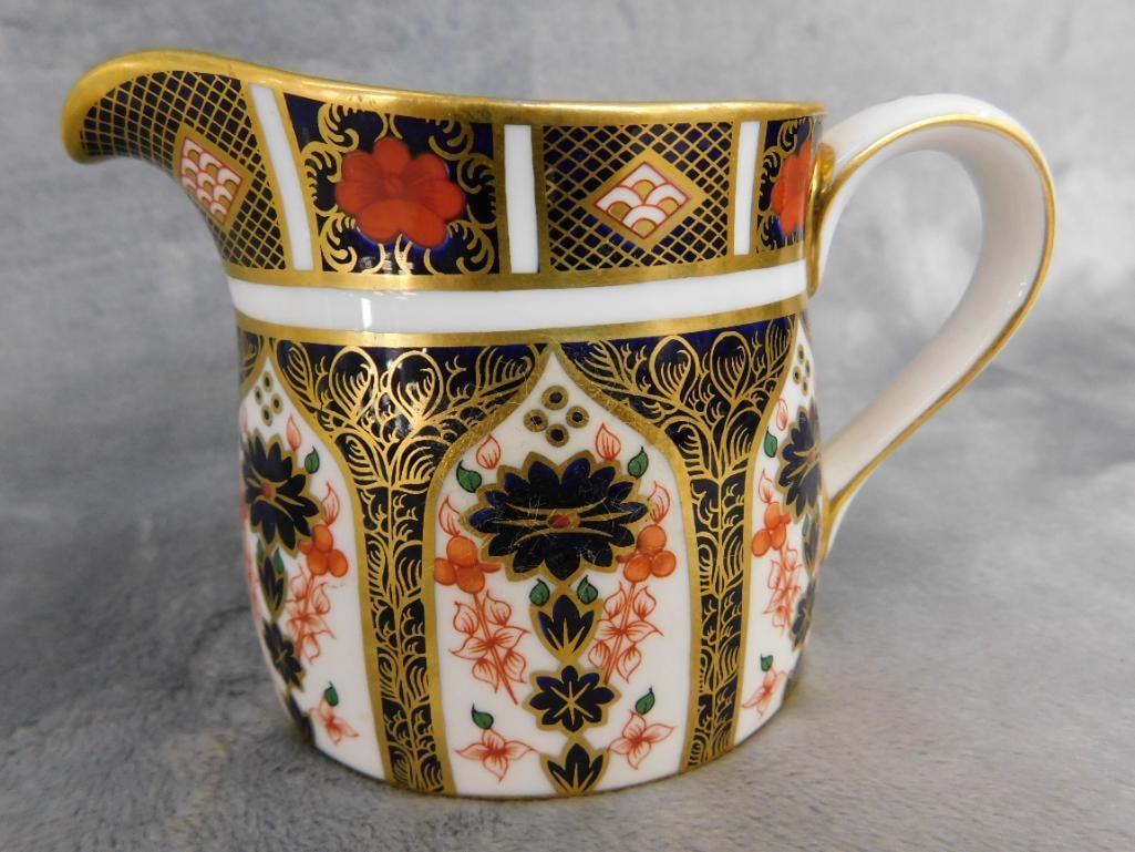 3 Creamers - 2 Sugars - Lenox - Royal Crown Derby - 1913 Furnival Quail - 7
