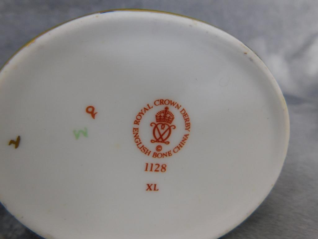 3 Creamers - 2 Sugars - Lenox - Royal Crown Derby - 1913 Furnival Quail - 8
