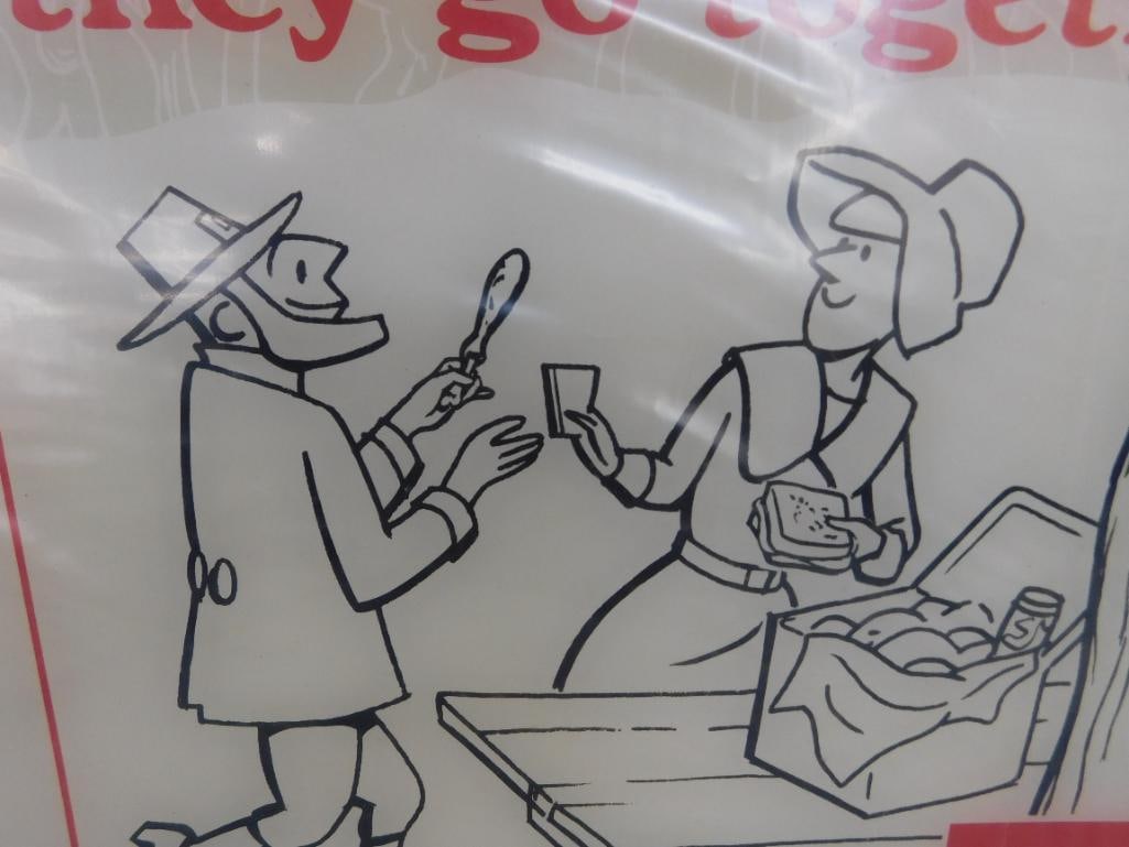 Very Rare 1972 NRA Show Coca Cola Backlit Panel - 15" x 15" "Cold Drinks" - 3
