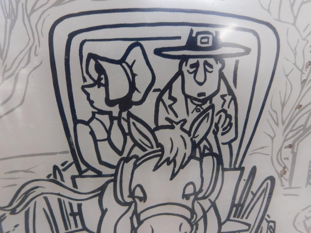 Very Rare 1972 NRA Show Coca Cola Backlit Panel - 15" x 15" "Travel Refreshed" - 2